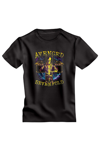 OKTANE Tricou Avenged sevenfold model 12 negru M