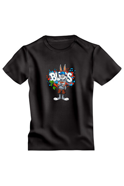 OKTANE Tricou Cartoon model 46 negru M