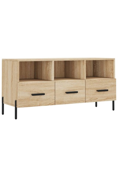 vidaxl Comodă TV stejar sonoma, 102x36x50 cm, lemn prelucrat