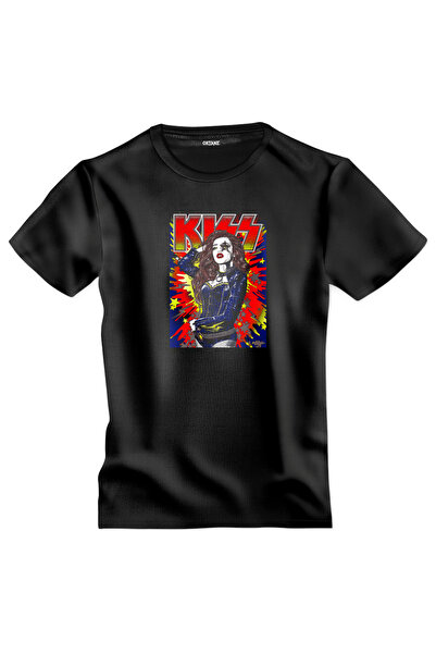 OKTANE Tricou rock KISS model 2 negru L