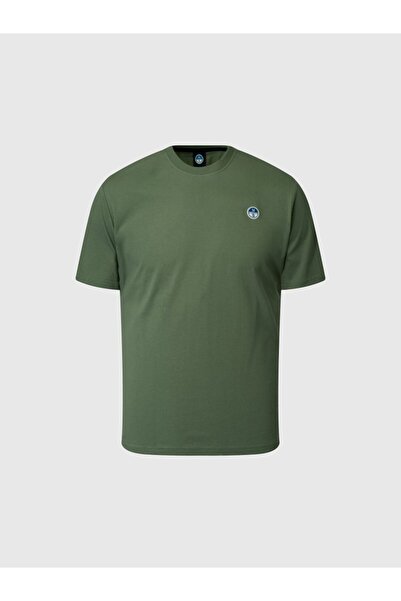 North Sails Regular Fit Kısa Kollu %100 Pamuk Basic Bisiklet Yaka Erkek Tişört