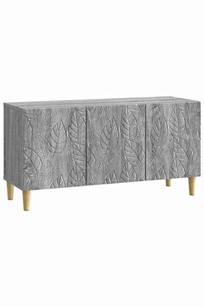 vidaxl Comodă TV 99 x 34,5 x 50 cm gri Sonoma Lemn prelucrat