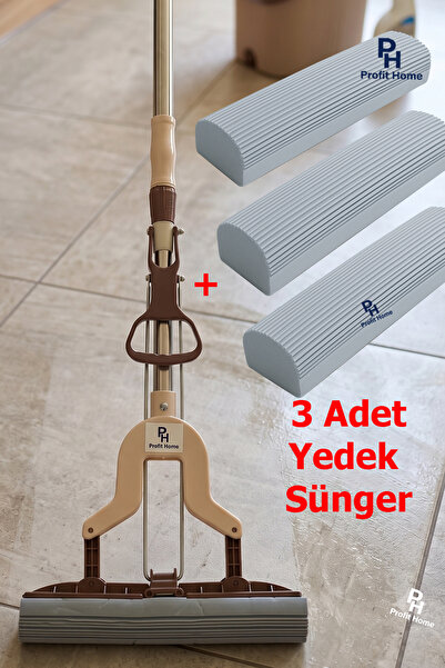 Profit Home Kıl Tüy Toz Kir Mıknatısı Pva Süngerli, Kendinden Sıkmalı Kelebek...