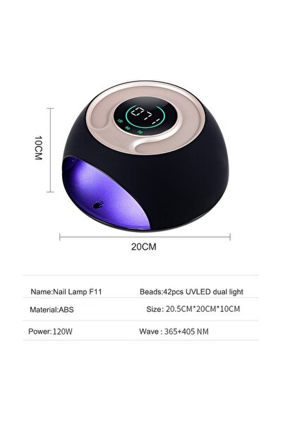 SunUV Επαγγελματικός Φούρνος Νυχιών SUN F11 42LED 120W – Μαύρο