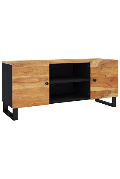 vidaxl Comodă TV, 105x33x46 cm, lemn masiv de acacia