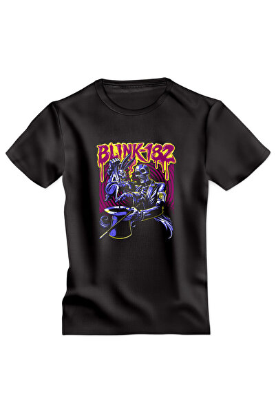 OKTANE Tricou Blink-182 model 3 negru 3XL