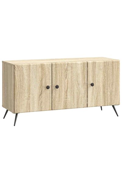 vidaxl Comodă TV Stejar Sonoma 99 x 34,5 x 50 cm Lemn prelucrat