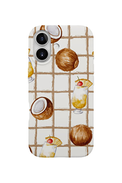 iPhone 17 Uyumlu Desenli Silikon Lansman Telefon Kılıfı K1332beyaz.png