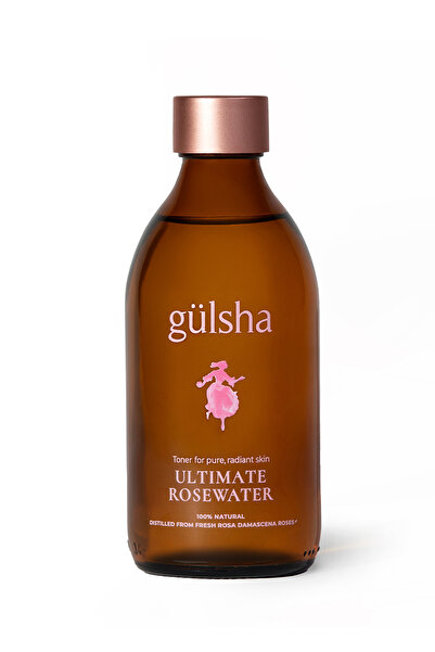 Gülsha Tam Gül Suyu 250 ml – %100 Doğal Gül Suyu, Yatıştırıcı & Nemlendirici ...