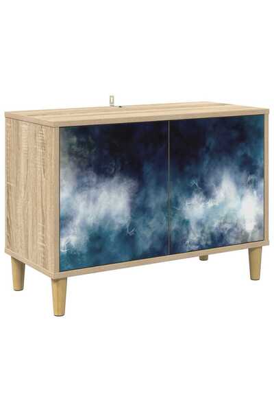 vidaxl Cabinet TV RAALTE 69 x 33 x 50 cm Sonoma Lemn prelucrat