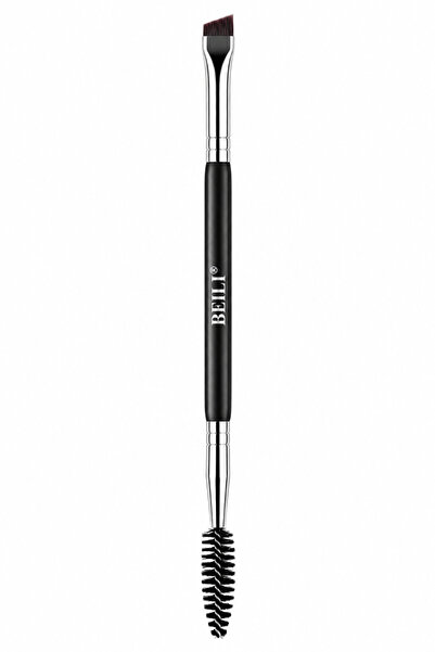 BEILI Duo Eyebrow Brush Professional Angled Eye Brow Brush and Spoolie Brush