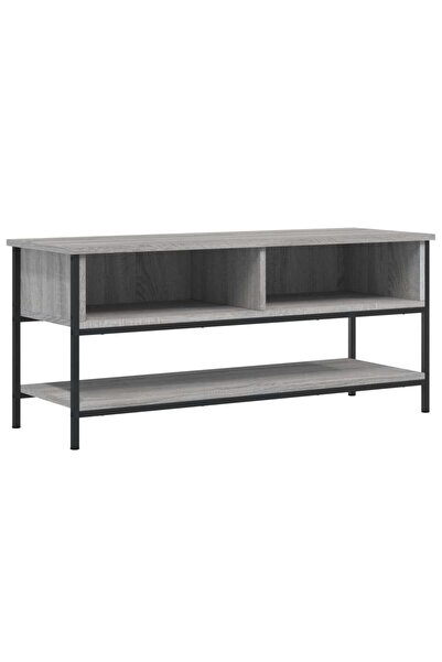 vidaxl Comodă TV, gri sonoma, 100x35x45 cm, lemn prelucrat