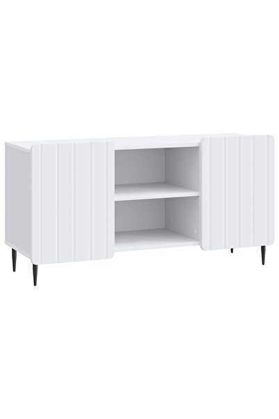 vidaxl Cabinet TV Alb 102 x 34,5 x 52 cm Lemn prelucrat