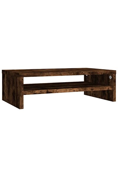 vidaxl Suport pentru monitor stejar fumuriu 42x24x13 cm lemn prelucrat