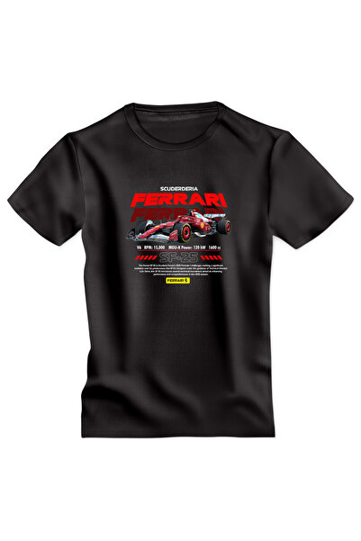 OKTANE Tricou Car designs model 136 negru XL
