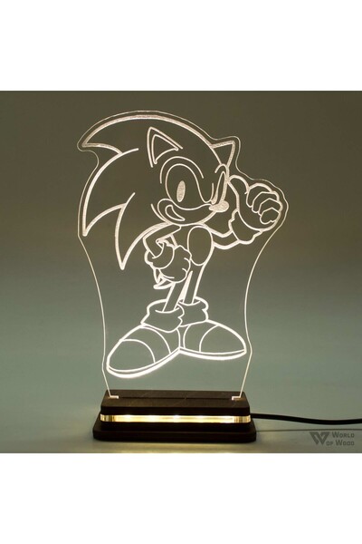 Generic Brand Φωτιστικό LED "Sonic the Hedgehog" W00803