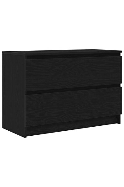 vidaxl Dulap TV negru 80x35x54 cm lemn prelucrat