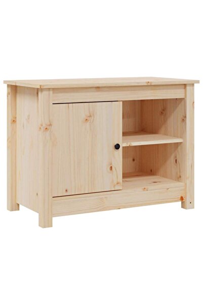 vidaxl Comodă TV, 70x36,5x52 cm, lemn masiv de pin