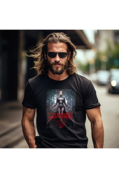 OKTANE Tricou Metallica model 51 negru XS