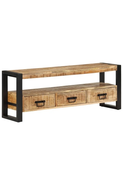 vidaxl Comodă TV, 120x30x45 cm, lemn masiv de mango