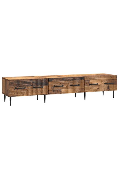 vidaxl Cabinet TV Lemn vechi 147 x 34,5 x 30 cm Lemn prelucrat