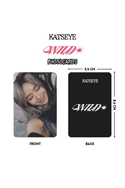 Kpop Dünyasi KATSEYE '' Wild '' Photocards Set POB1