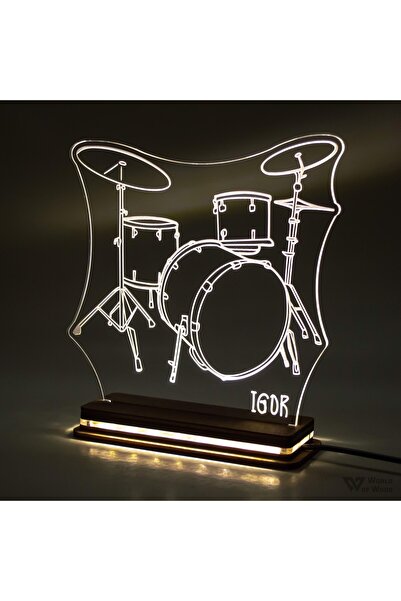 Generic Brand Φωτιστικό LED "Ντραμς" W00997