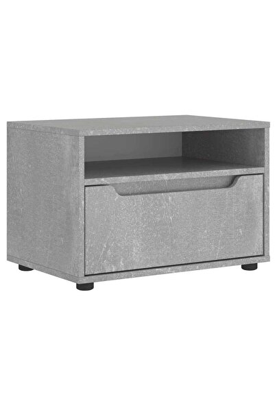 vidaxl Comodă TV "VISNES" Gri beton 60x40x38 cm Lemn prelucrat