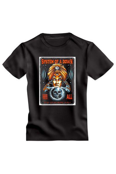 OKTANE Tricou System of a down negru XS
