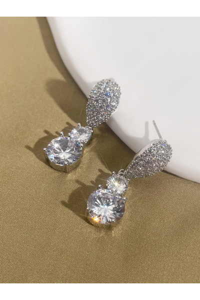 Take Two By Styli Embellished Dangle Earrings