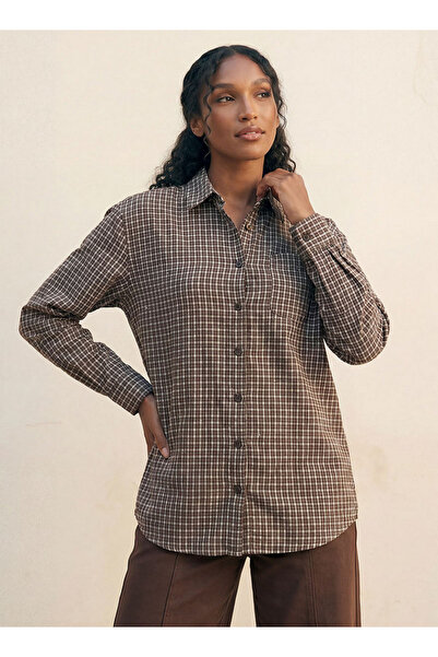 FAV STONE EMBELLISHED CHECK SHIRT
