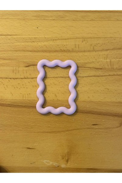 storegiz concept 4 Adet lila Çerçeve Magnet 10x7 cm 3D Baskı Buzdolabı Magnet...
