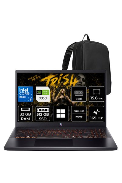 ACER Nitro V 15 Intel Core 5 210H RTX 3050 6GB 65W 32GB RAM 512GB SSD 15.6" F...