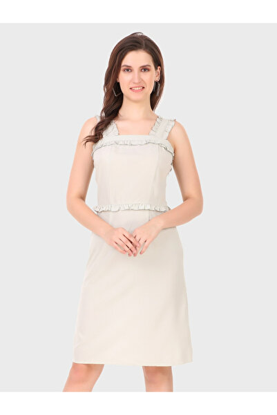 HOUSE OF RAELI By Styli فستان بدون أكمام بقصة A-Line وطول للركبة