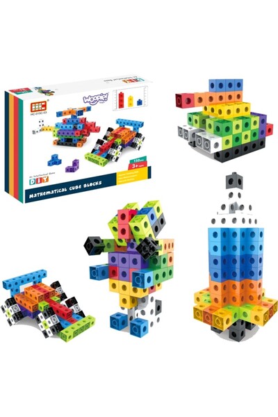 woopie Cuburi Matematice de Construcție DIY 150 Piese (5904326944381)