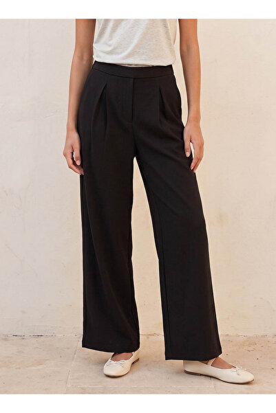 FAV FRONT PLEATED SOFT TOUCH TROUSER