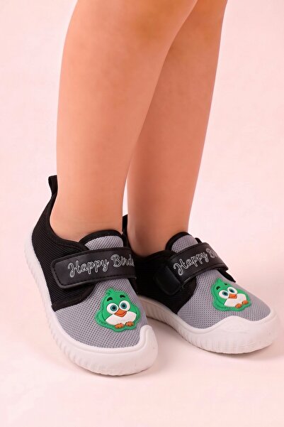 hadiora Cute Bird Figured Velcro Breathable Lightweight Sole Children's Sport...
