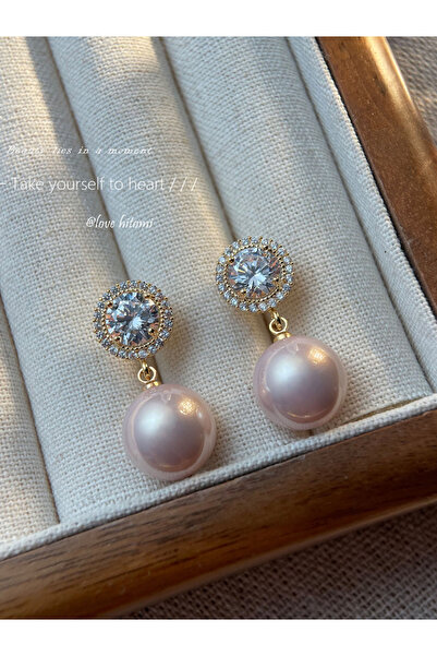 Take Two By Styli Faux Pearl Dangle Earrings