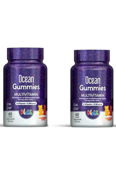 Ocean Orzax Ocean Gummies Multivitamin Kids Çiğnenebilir Jel 60 Table t + (2....