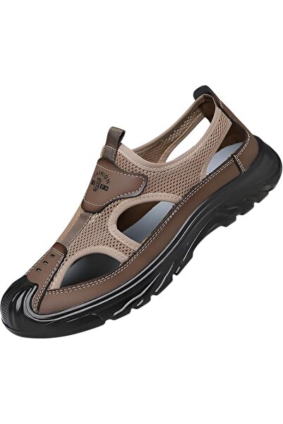 GENERAL [COVANK]【Men's Slip-On Sandals】Outdoor Hiking Sandals, Closed Toe Ath...