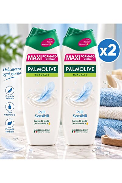 Palmolive 2x 750 Ml gel de dus milk protein