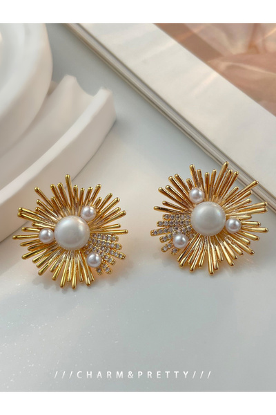Take Two By Styli Faux Pearl Stud Earrings