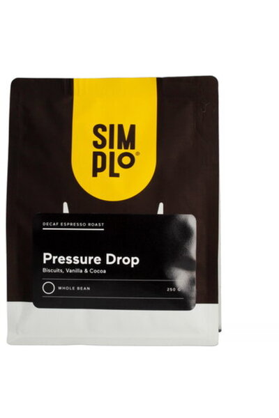 Simplo Coffee Beans Brazil Pressure Drop Decaf Espresso Decaffeinated