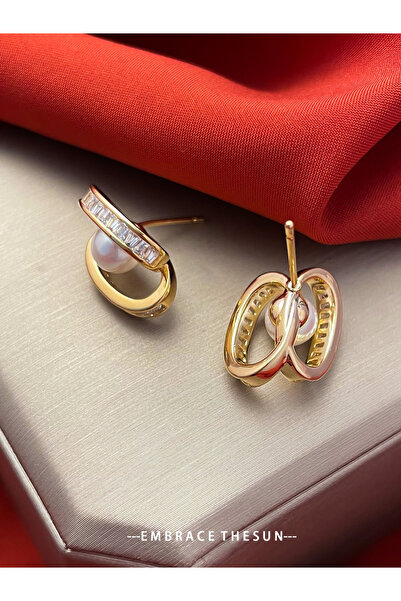 Take Two By Styli Faux Pearl Stud Earrings