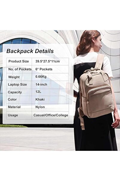 Chantria Premium Lightweight Laptop Backpack for Women Water Resistant Multifunctional Anti-Theft Da