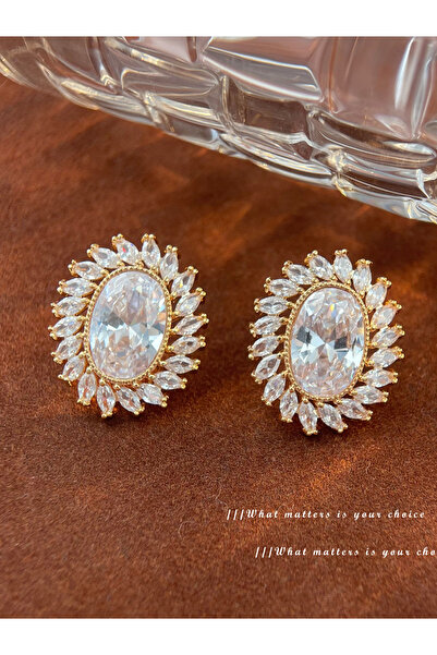 Take Two By Styli Embellished Stud Earrings