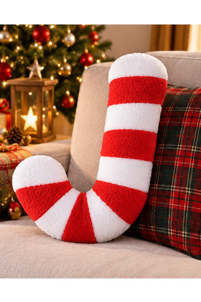 LRS STORE New Year's Plush Candy Cane 40 cm - Premium New Year Candy Soft - G...