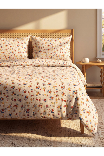 LC Waikiki Set de husă de pilotă dublă cu model floral