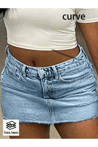 Sheya Fustă, albastră - 1XL