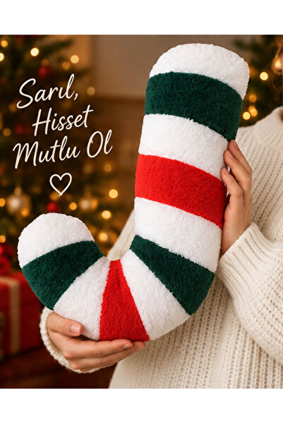 LRS STORE New Year's Plush Candy Cane - 40 cm Premium Soft Christmas Candy-Gi...